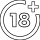18-plus logo