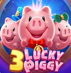 3 Lucky Piggy  logo