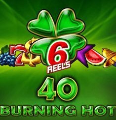 40 Burning Hot 6 Reels logo