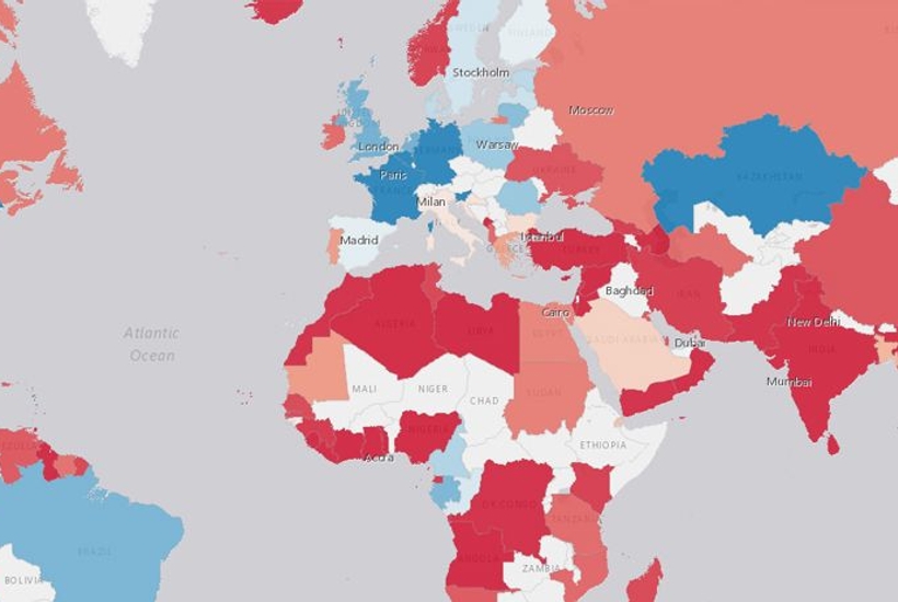 La mappa mondiale della lotta ai siti di casinò online illegali