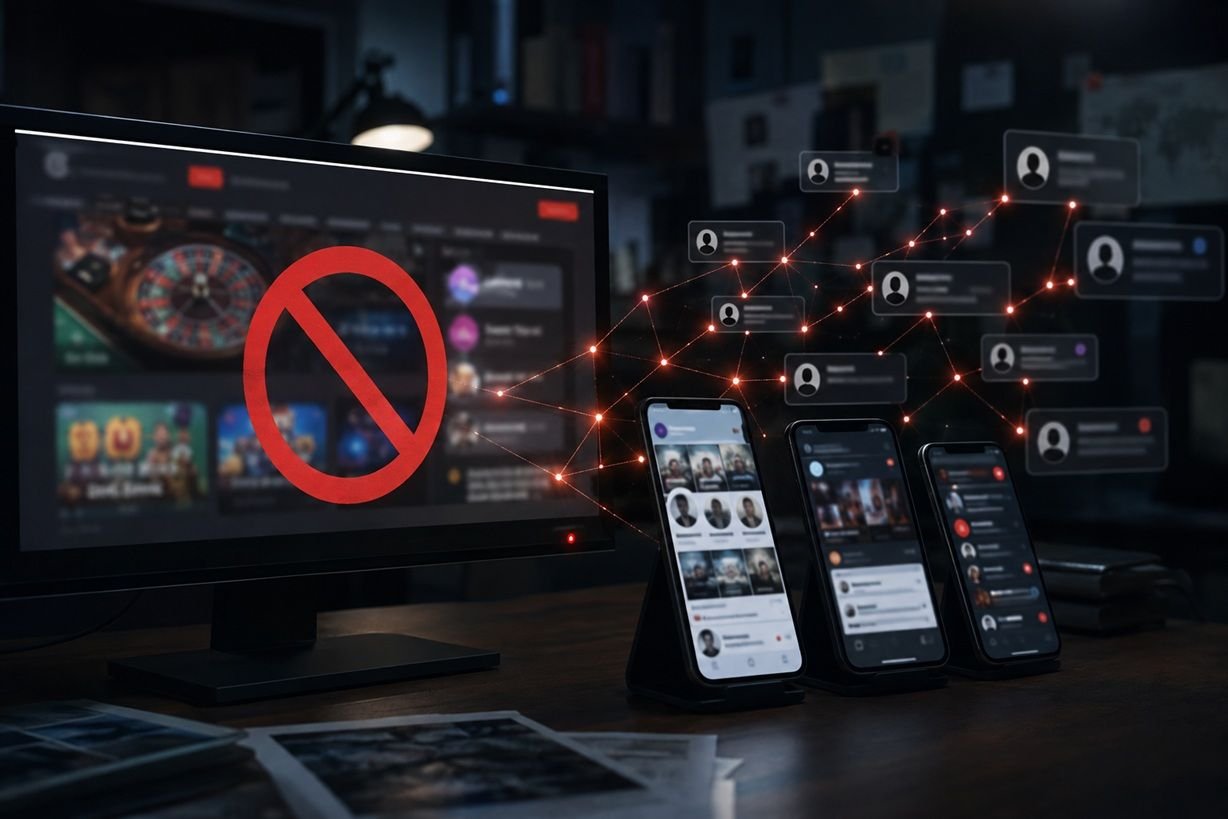 Gioco illegale: oscurare siti non basta più. Tra social e affiliazione il mercato si allarga